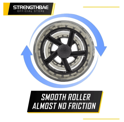 Ab Roller Strengthbae – Sepasang Roda Latihan Core Unilateral