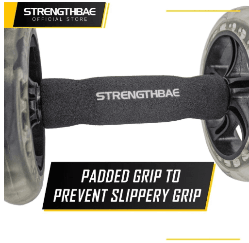 Ab Roller Strengthbae – Sepasang Roda Latihan Core Unilateral