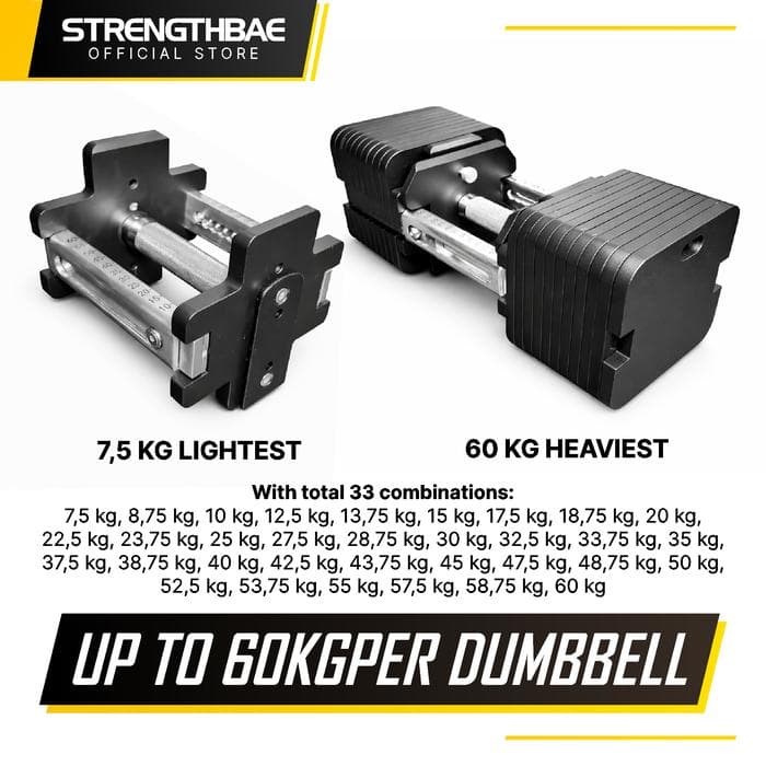 Adjustable Dumbbell 60kg