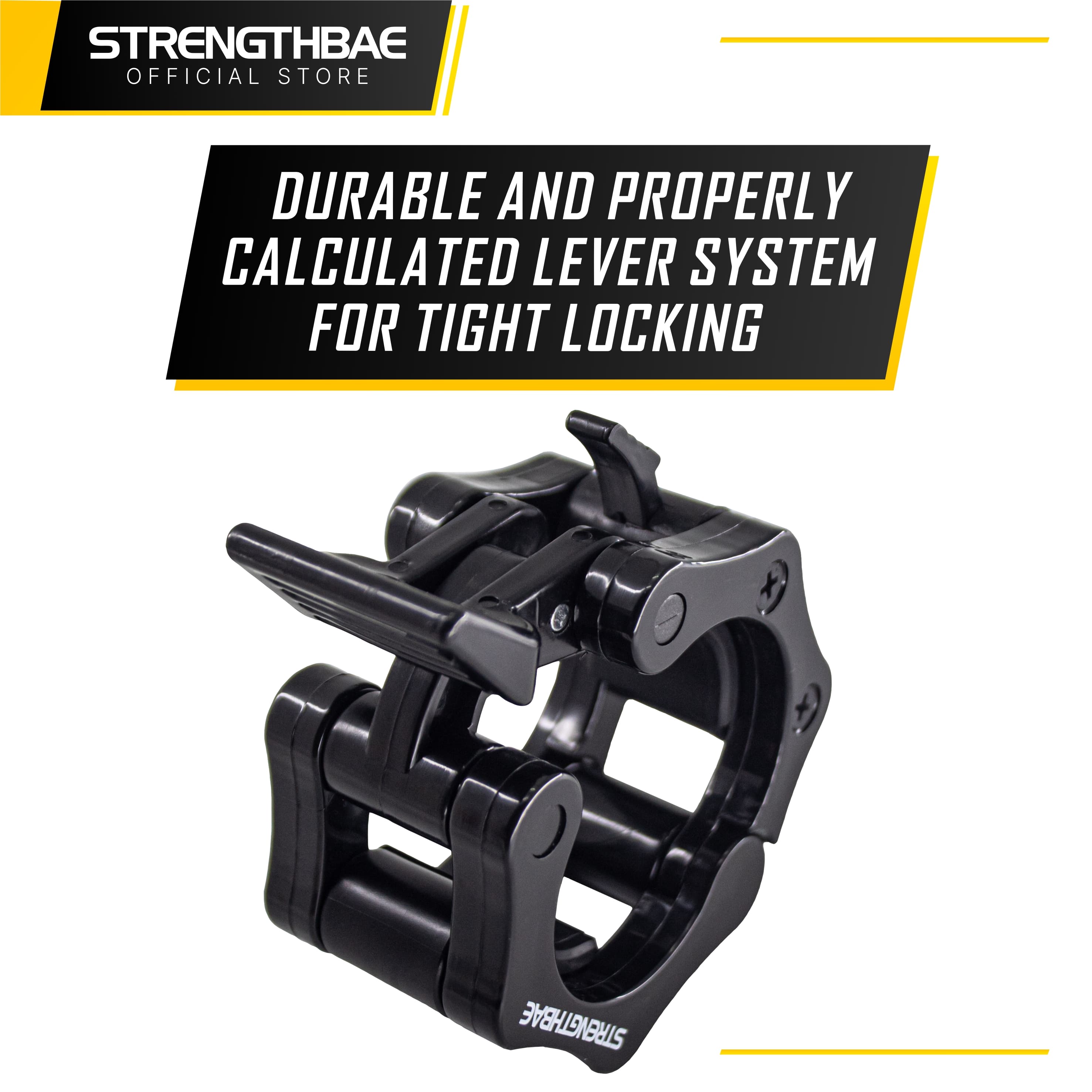 Barbell Collar Strengthbae | Pengunci Barbel Olympic 5 cm