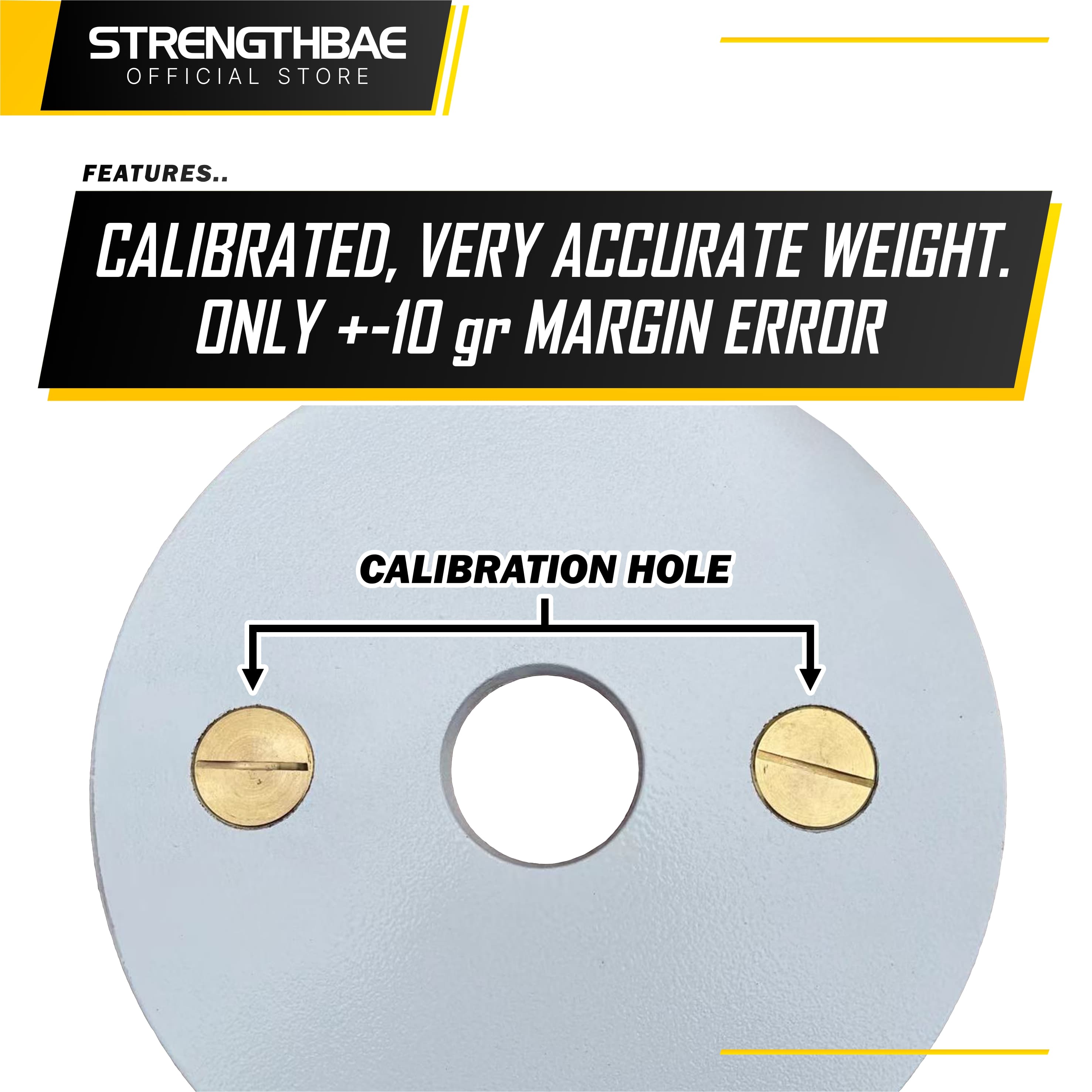 Calibrated Plate Strengthbae 0,25–25 kg | Powerlifting Plate