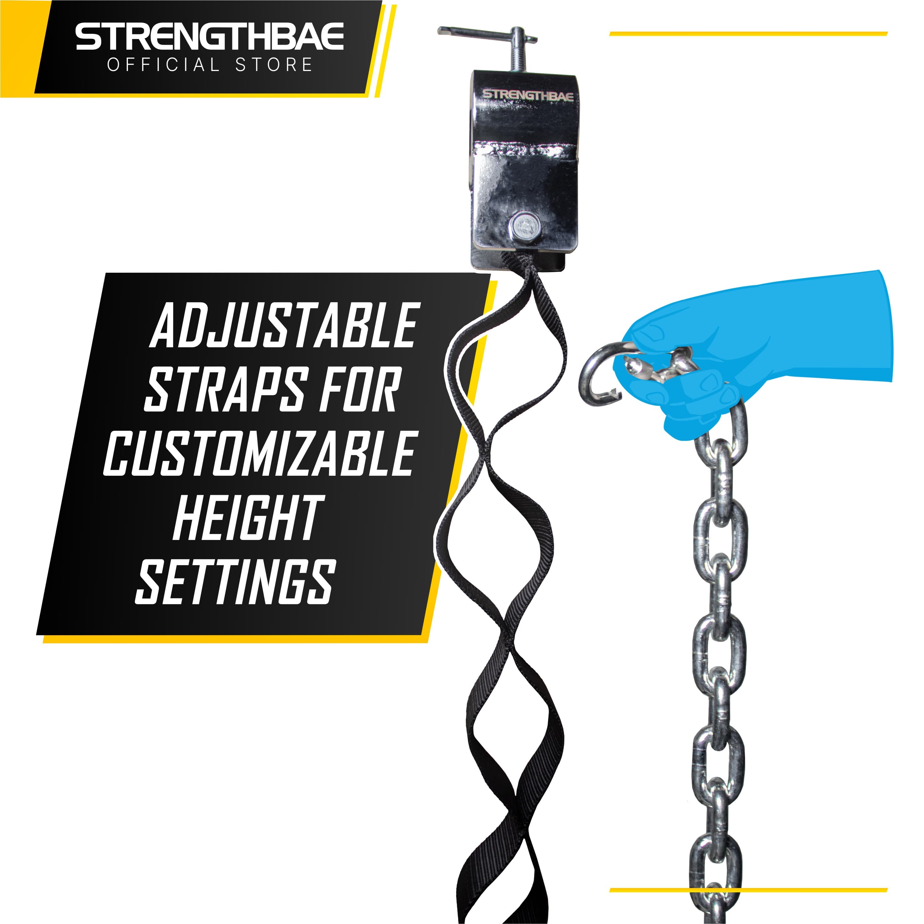 Lifting Chain Strengthbae 5–15 kg – Rantai Beban untuk Barbell