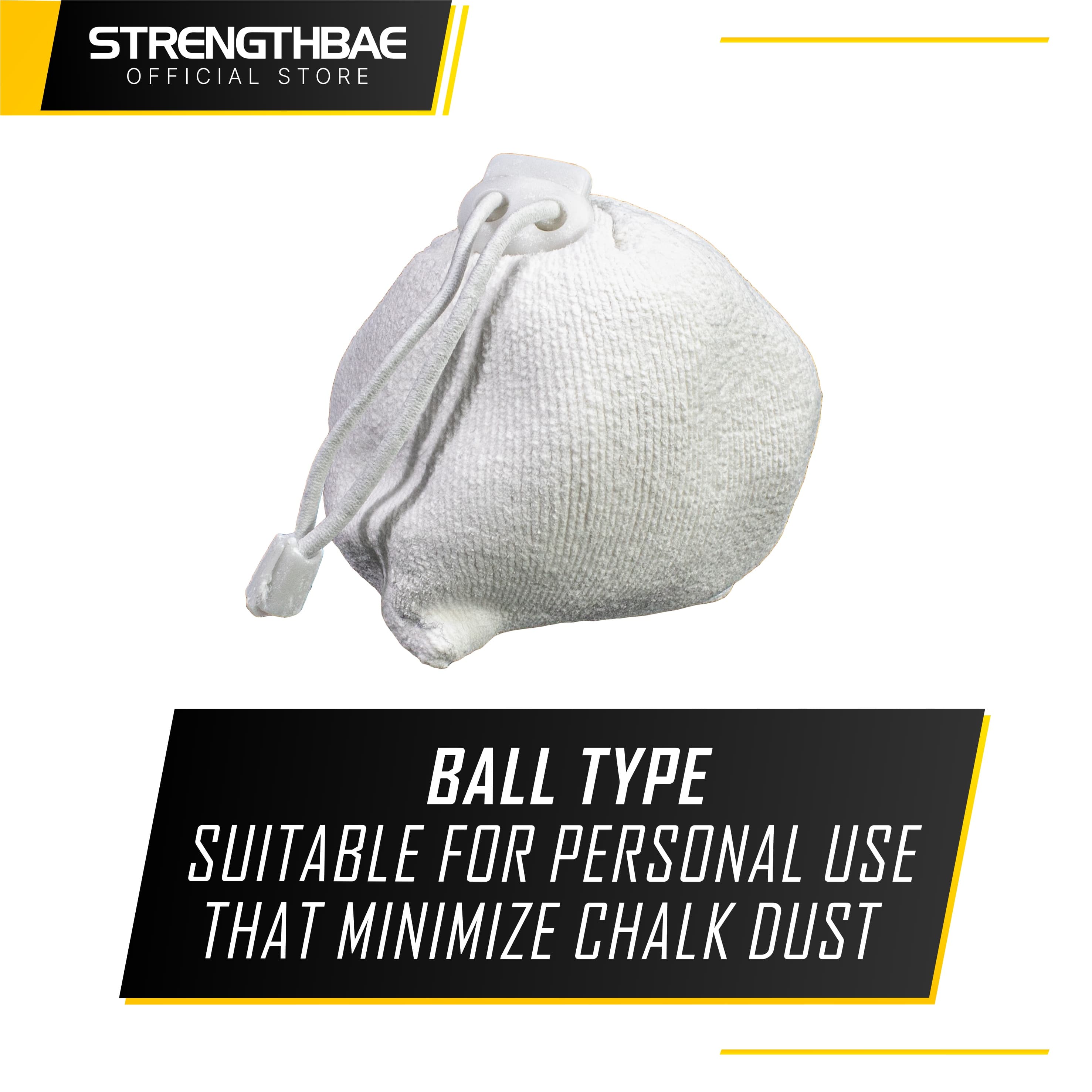 Gym Chalk Strengthbae – Magnesium Carbonate untuk Grip Lifting