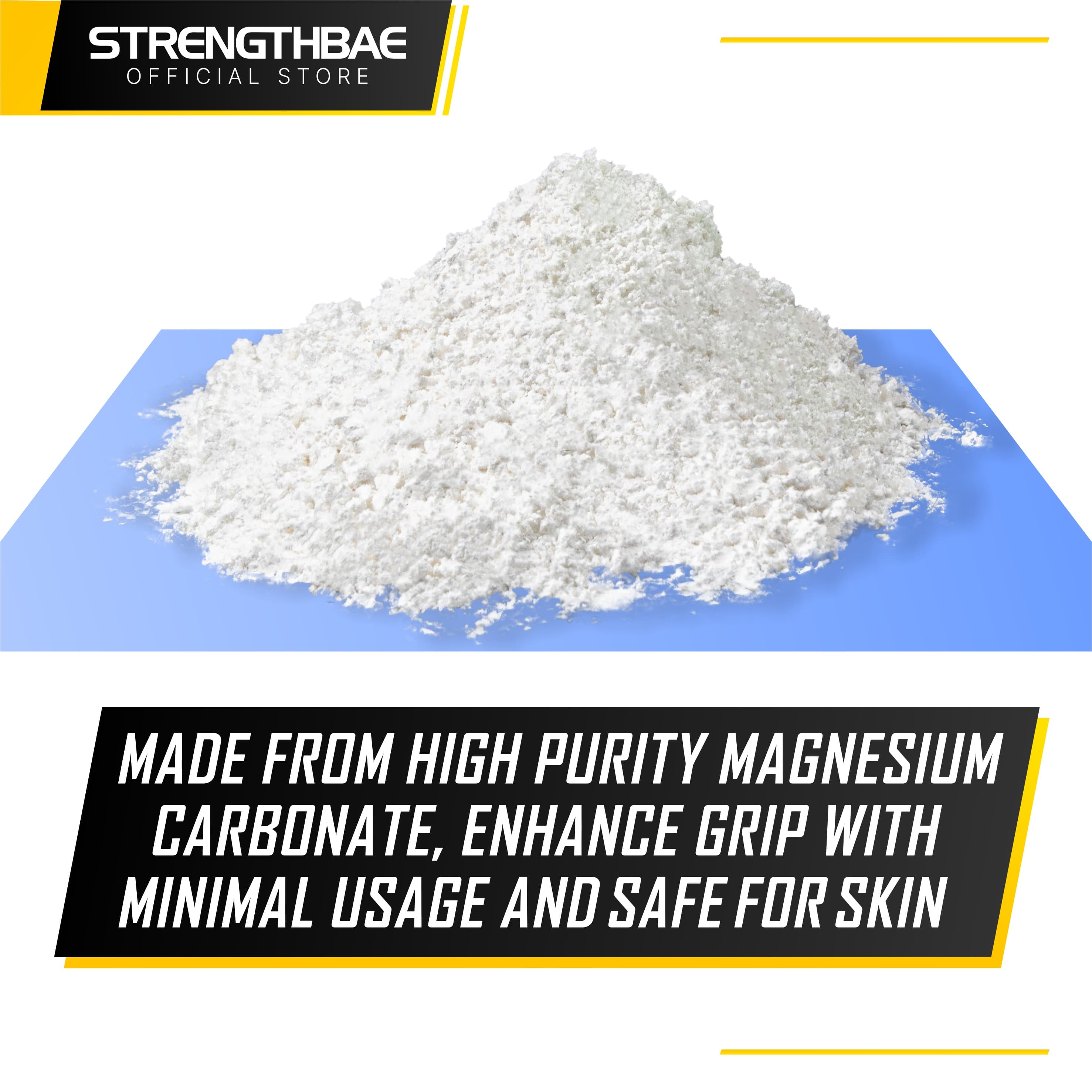 Gym Chalk Strengthbae – Magnesium Carbonate untuk Grip Lifting