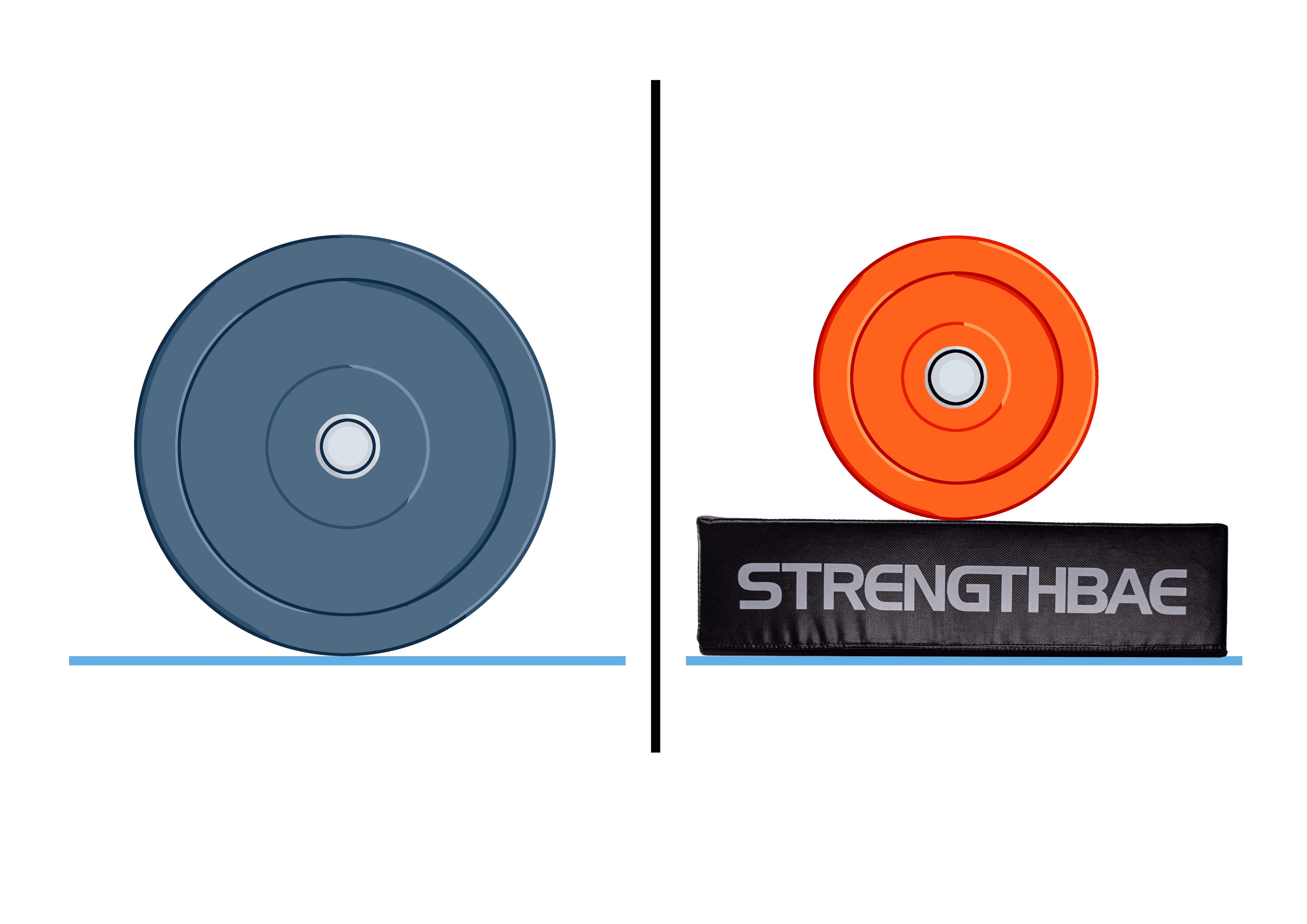 Mendukung Plate Berdiameter Kecil