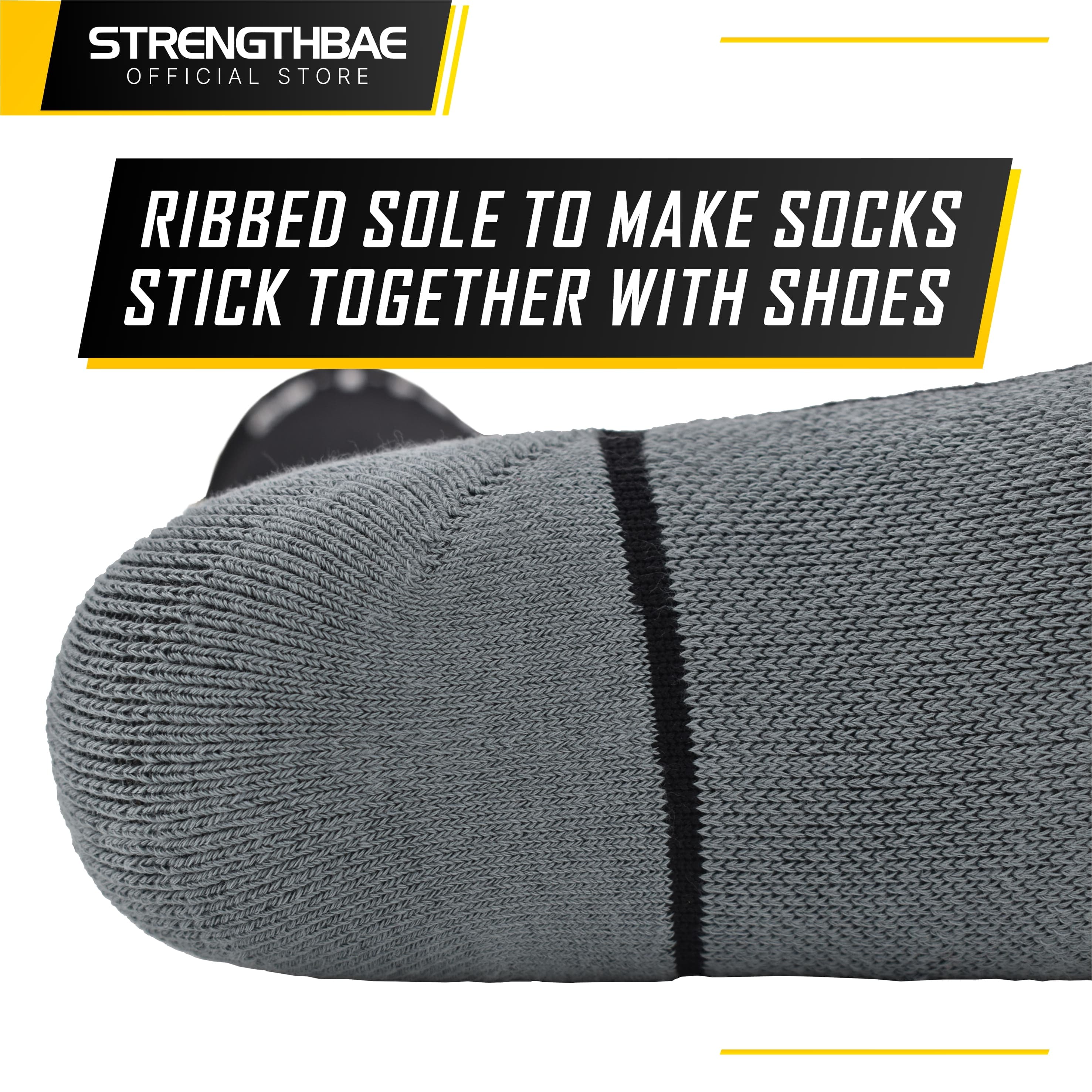 Deadlift Socks Strengthbae – Kaus Kaki Pelindung Tulang Kering