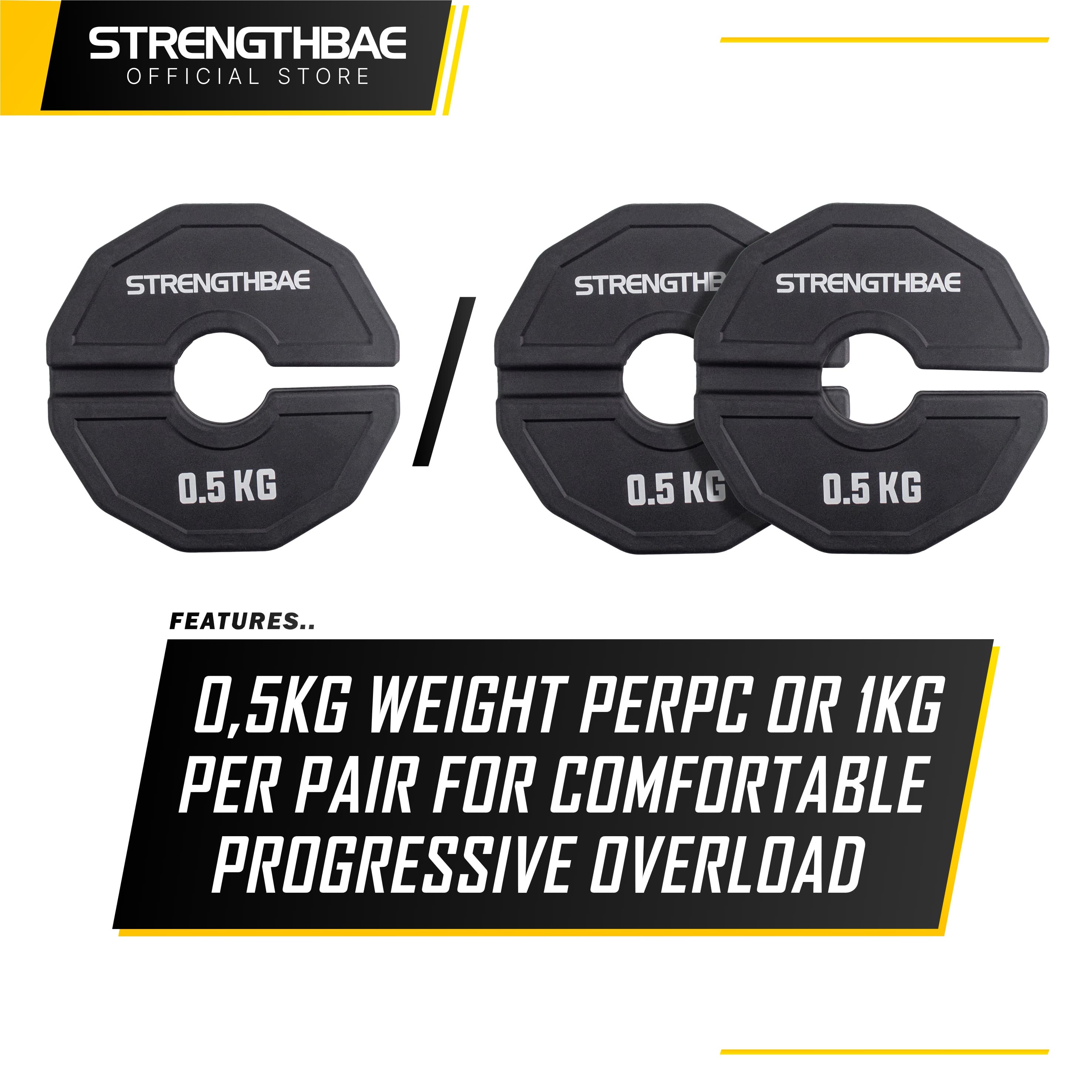 Dumbbell Fractional Micro Plate Strengthbae – Micro Plate 0,25–1,25 kg