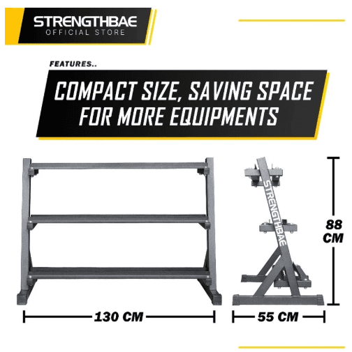 Dumbbell Rack - 3 Tier
