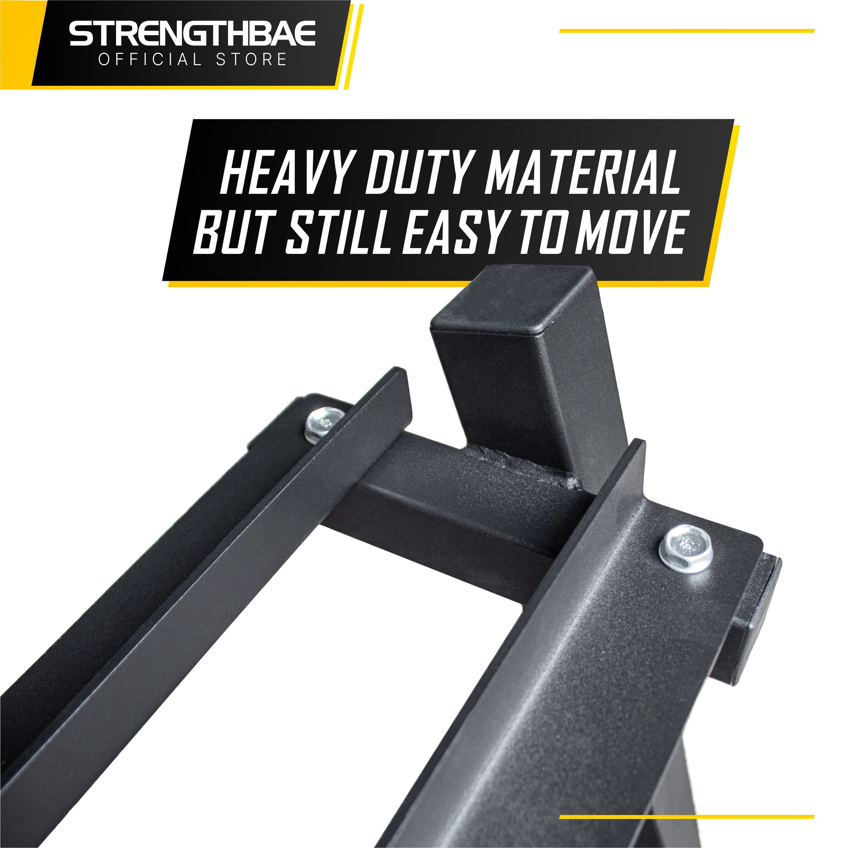 Dumbbell Rack 3 Tier Strengthbae – Rak Dumbbell Kapasitas 400 kg