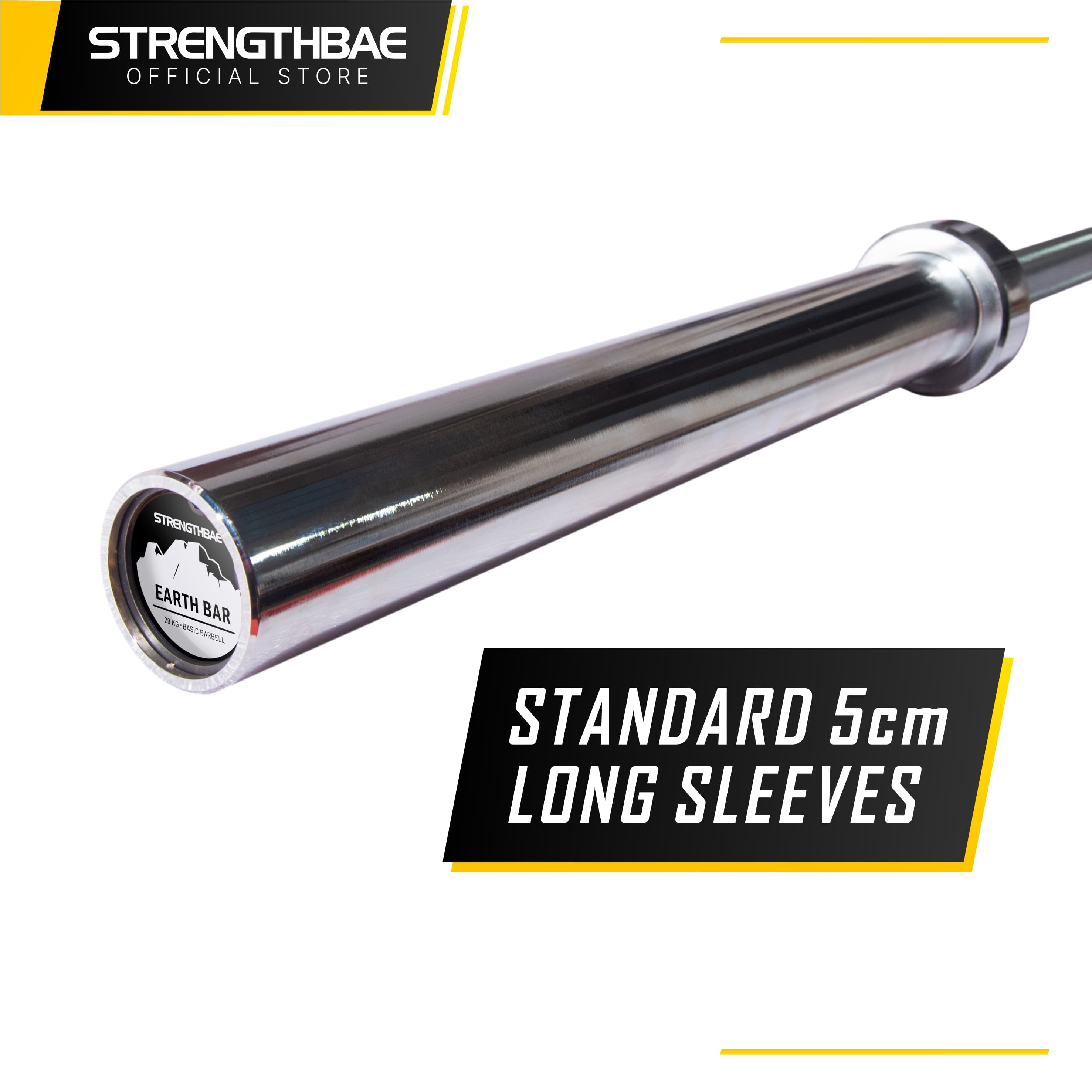 Earth Bar Strengthbae – Olympic Barbell 20 kg 2,2 Meter