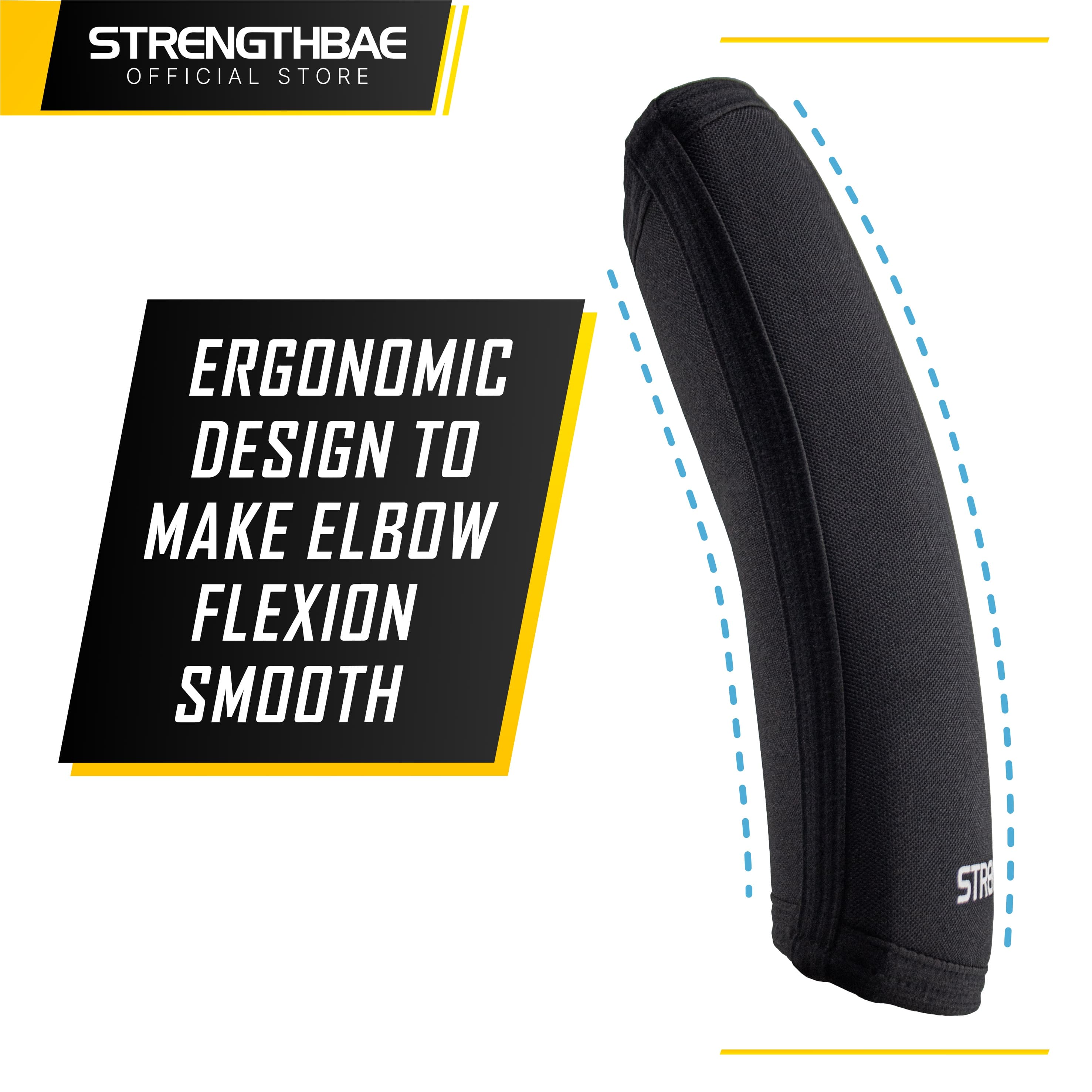 Elbow Sleeves 2.0 - Strengthbae 5 mm & 7 mm – Support Siku Double Panel