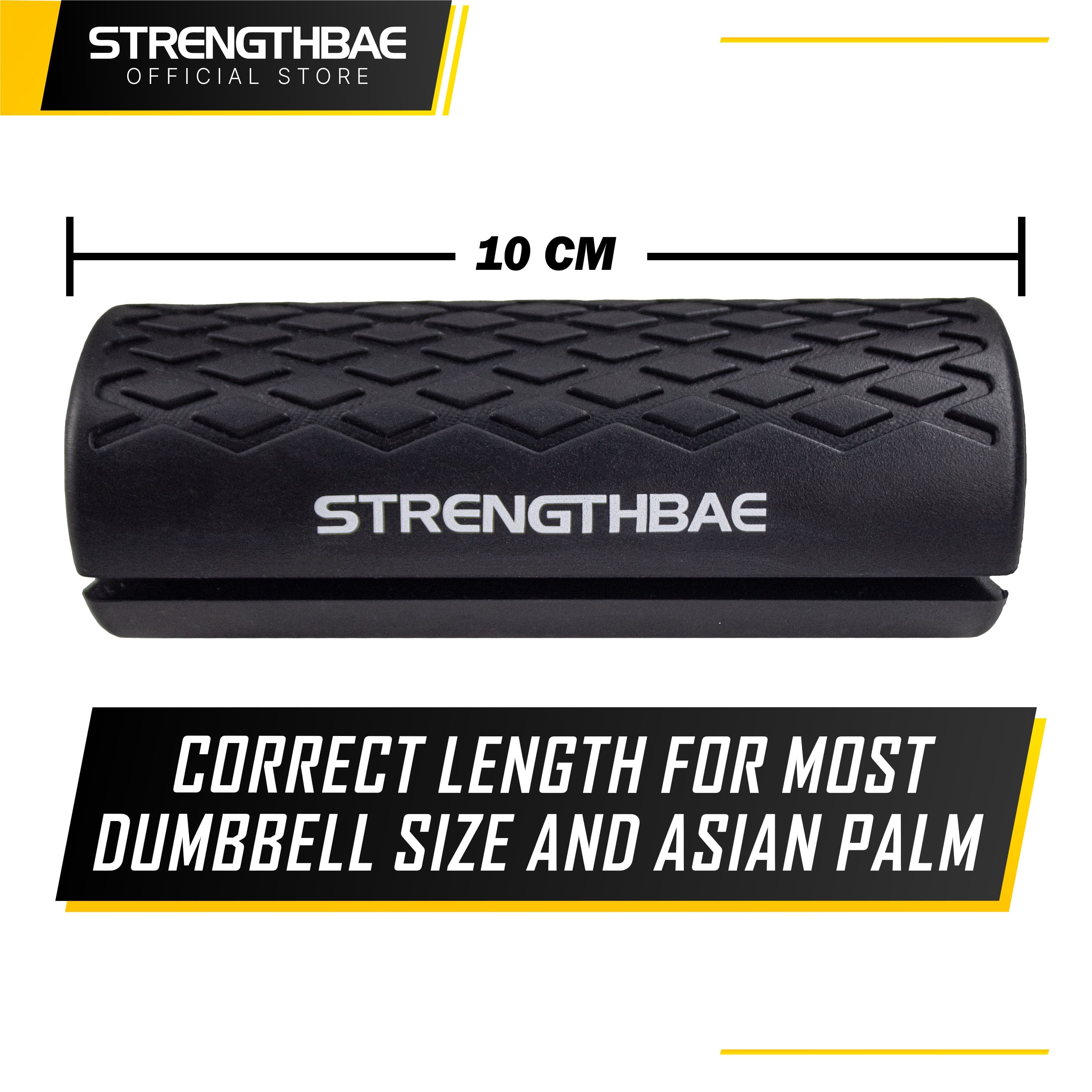 Fat Grip Strengthbae – Thick Bar Grip untuk Barbell dan Dumbbell