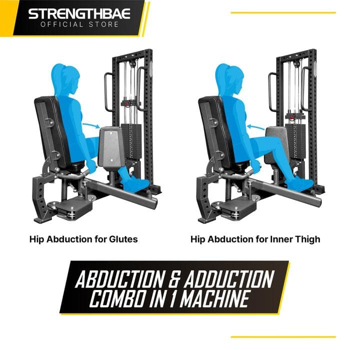 Hip Abductor Adductor Machine Selectorized