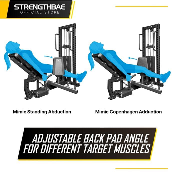 Hip Abductor Adductor Machine Selectorized