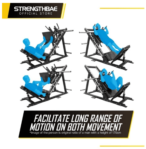 Leg Press Hack Squat Combo