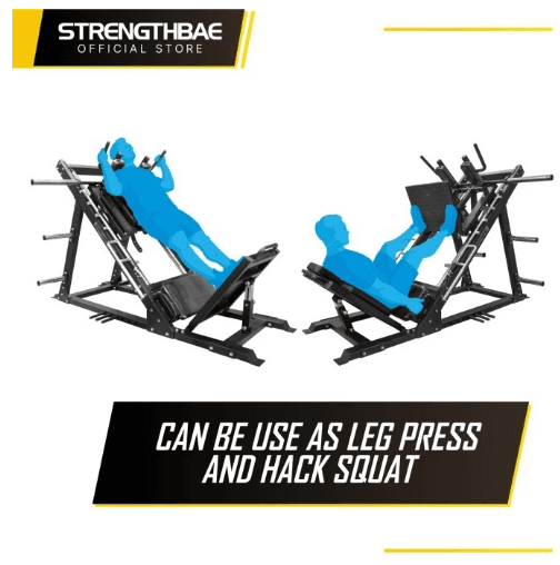 Leg Press Hack Squat Combo