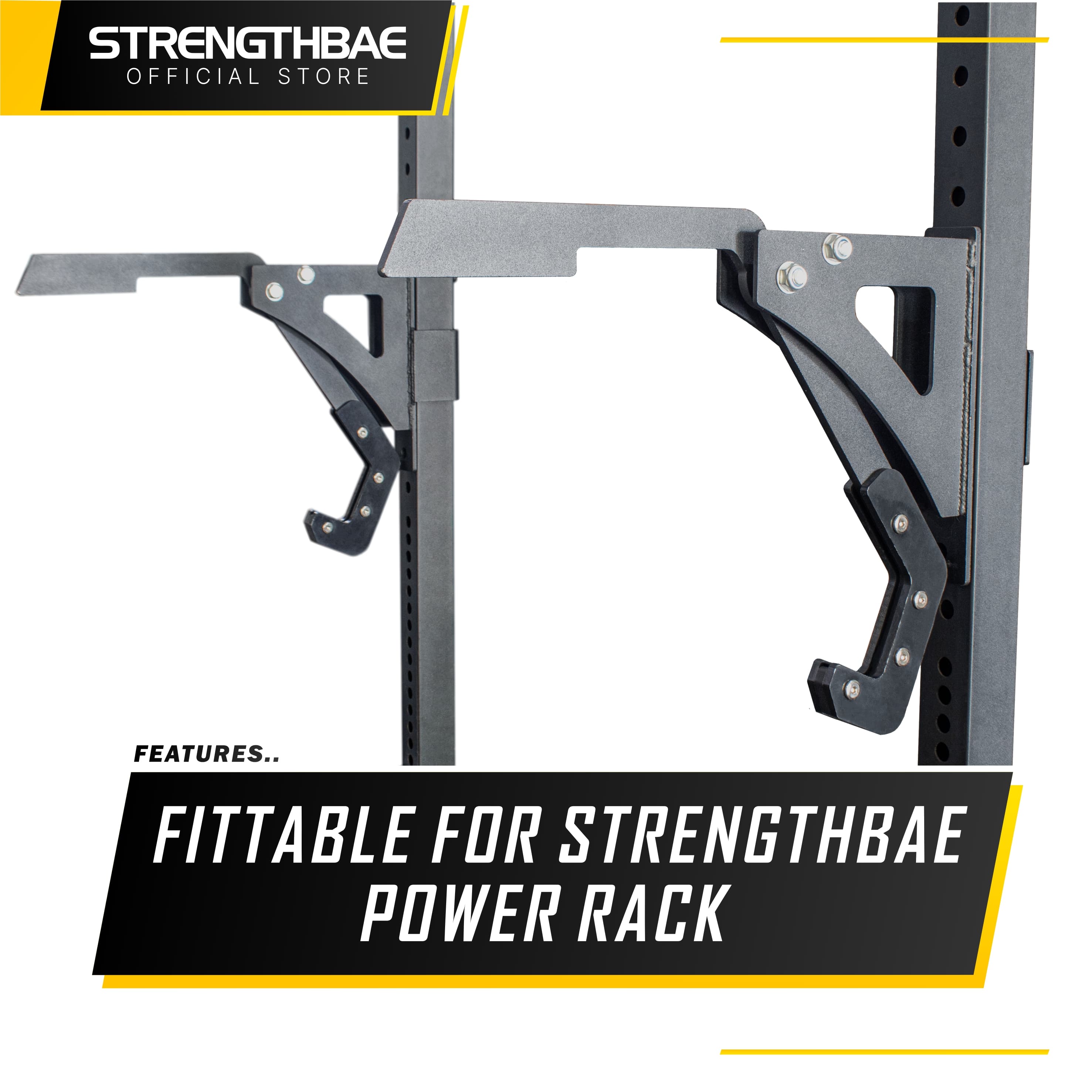 Monolift Attachment Strengthbae – Hook Power Rack untuk Squat dan Bench Press