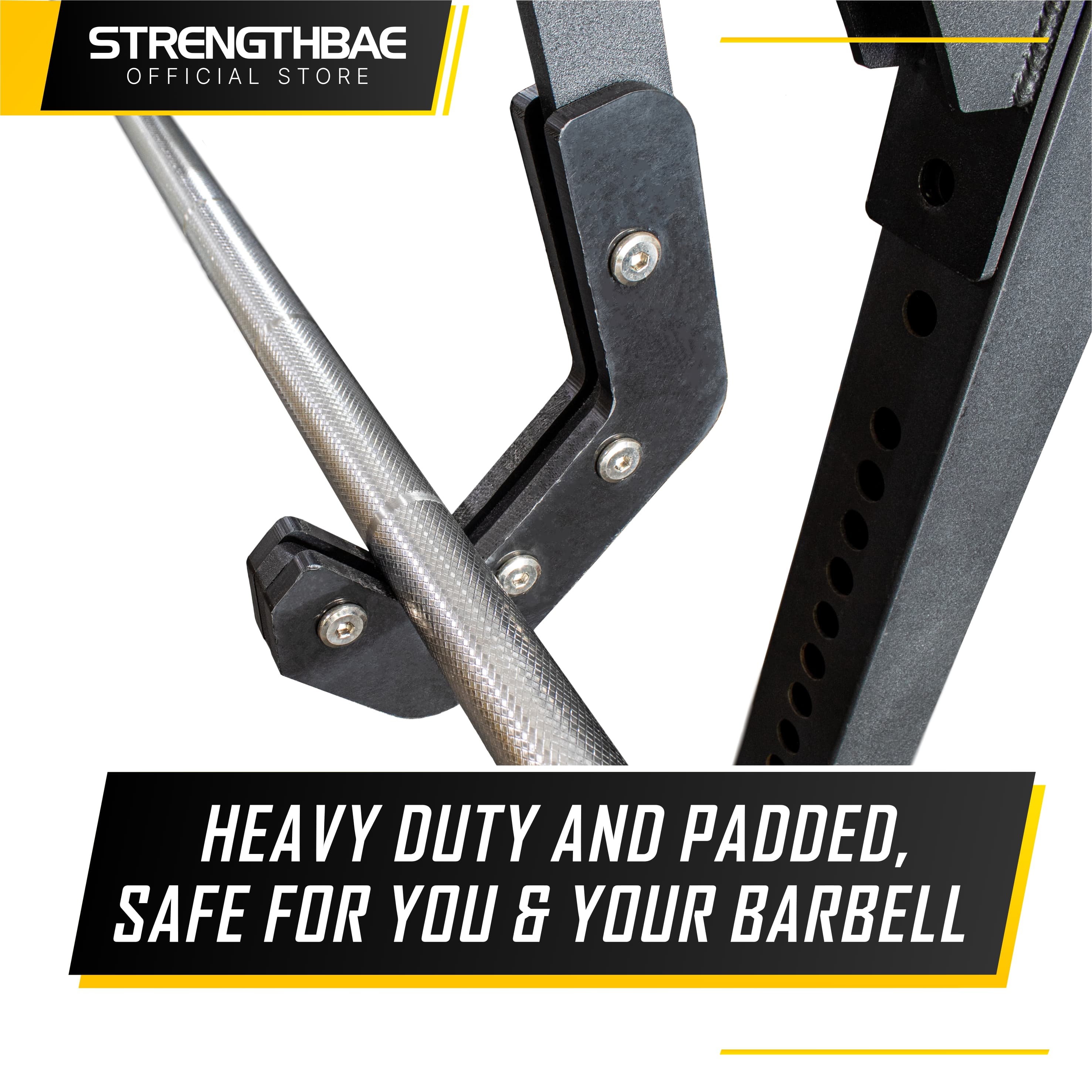 Monolift Attachment Strengthbae – Hook Power Rack untuk Squat dan Bench Press