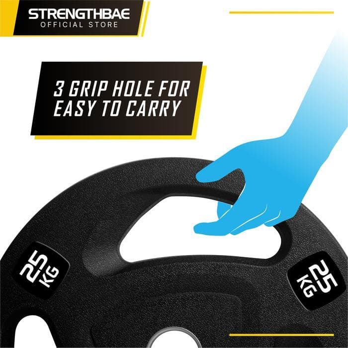 Rubber weight plate 3 cm