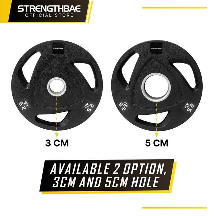 Rubber weight plate 3 cm
