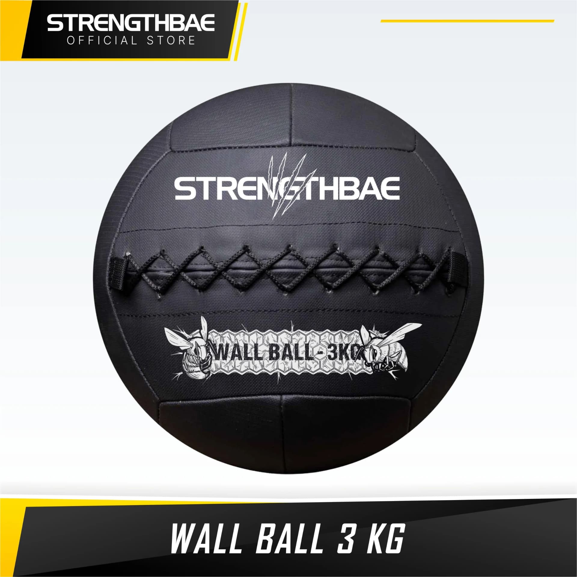 Wall Ball 3-15 kg Strengthbae – Bola Beban untuk Wall Ball Shot & Functional Training