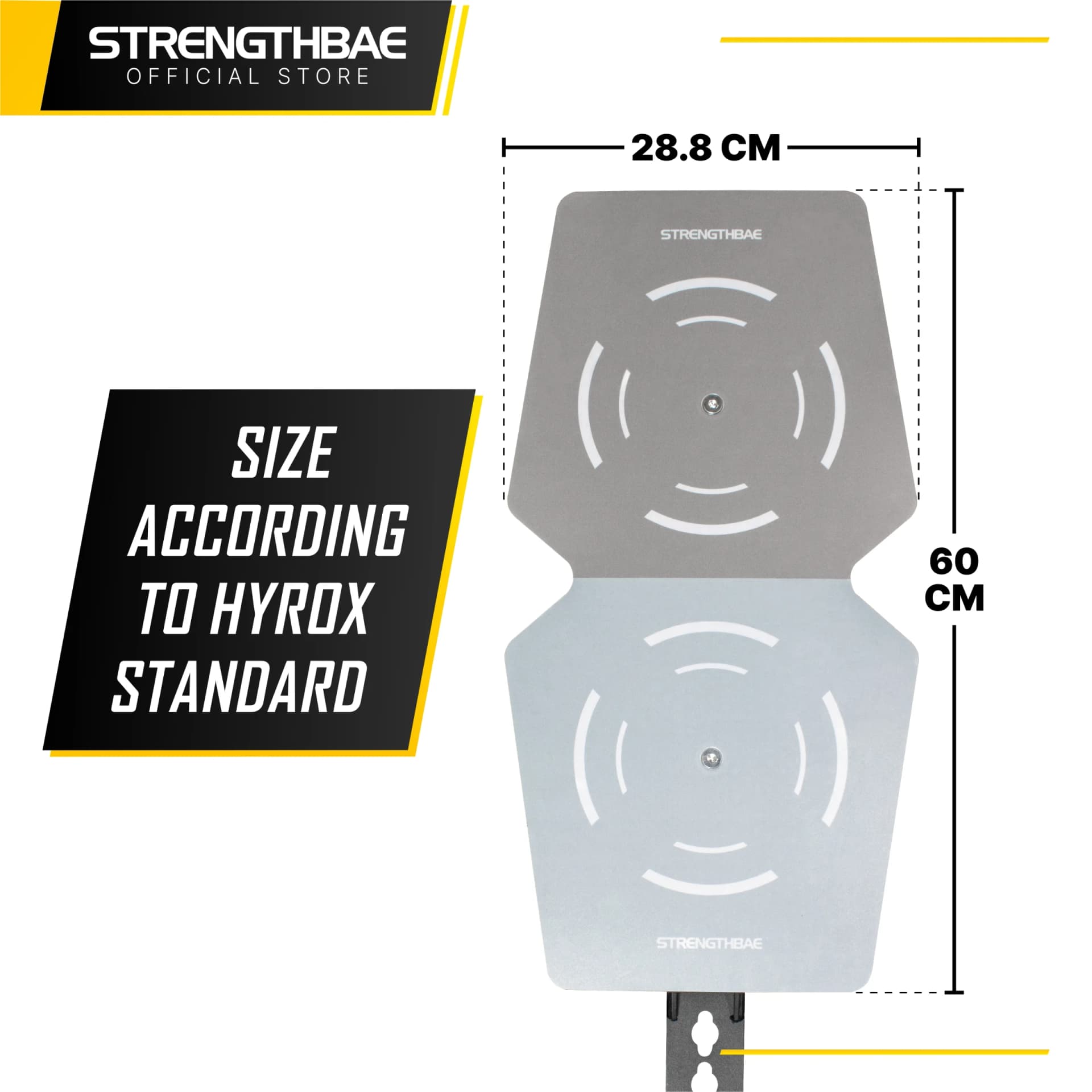 Wall Ball Target Strengthbae – Dual Target untuk Functional Training dan Hybrid Race