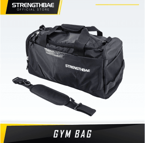 Gym Bag Strengthbae – Tas Gym dengan Kompartemen Sepatu dan Lifting Gear