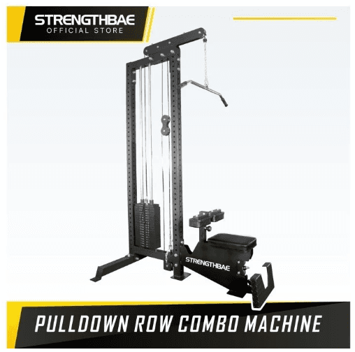 Lat Pulldown Row Combo Strengthbae – Mesin Cable untuk Latihan Punggung