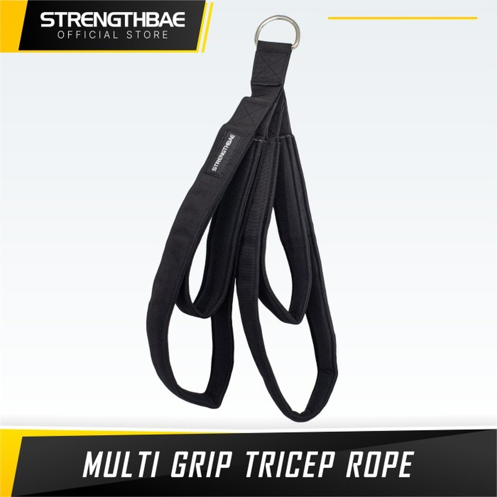 Multi Grip Tricep Rope Strengthbae – Cable Attachment untuk Tricep Extension dan Face Pull