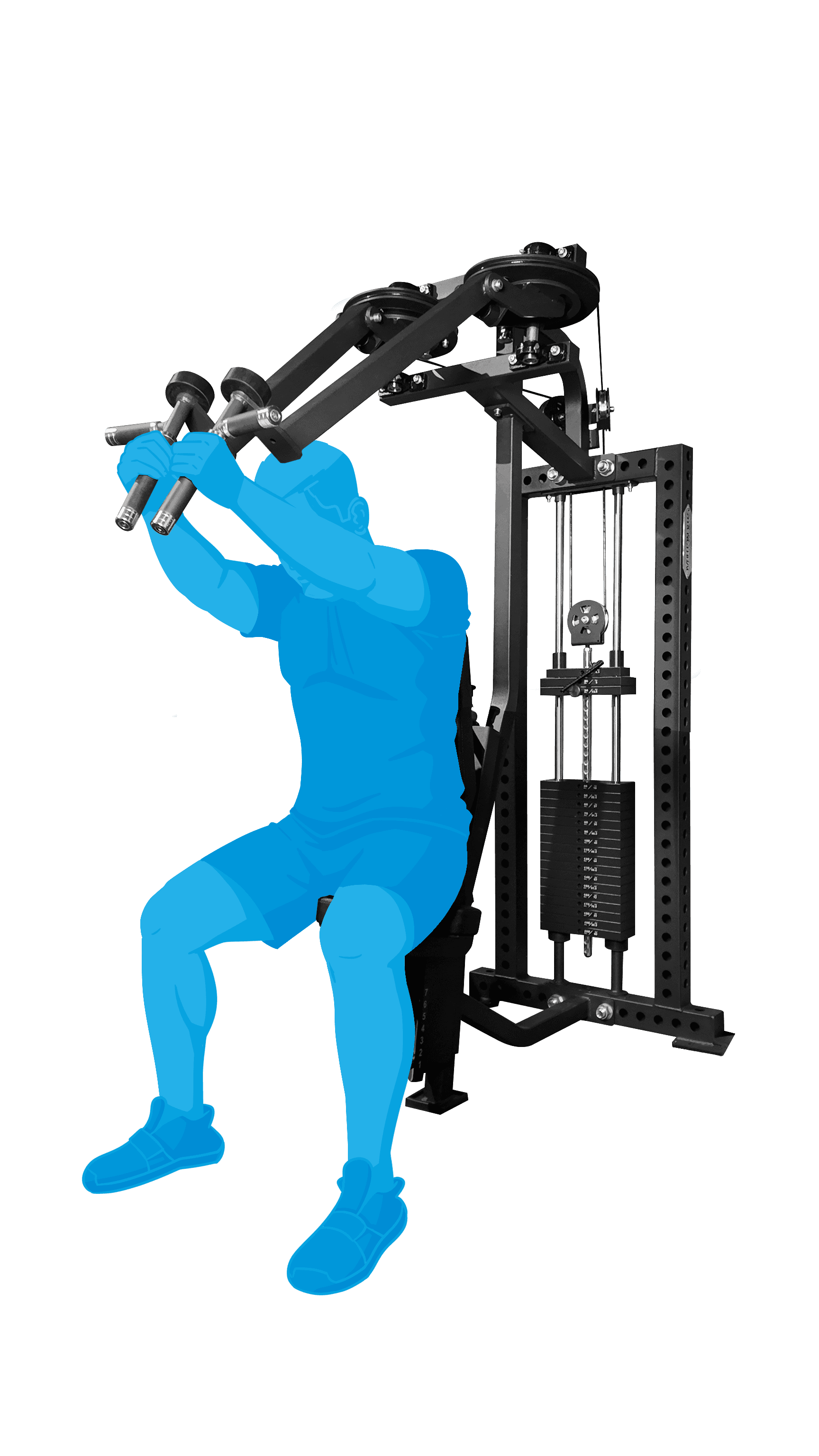 Latih Otot Dada & Deltoid Posterior dalam Satu Mesin