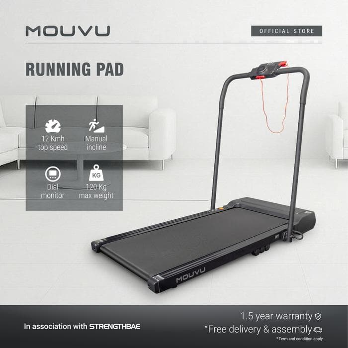 Running Pad MOUVU | High Speed Walking Pad Treadmill untuk Lari – Alat Olahraga
