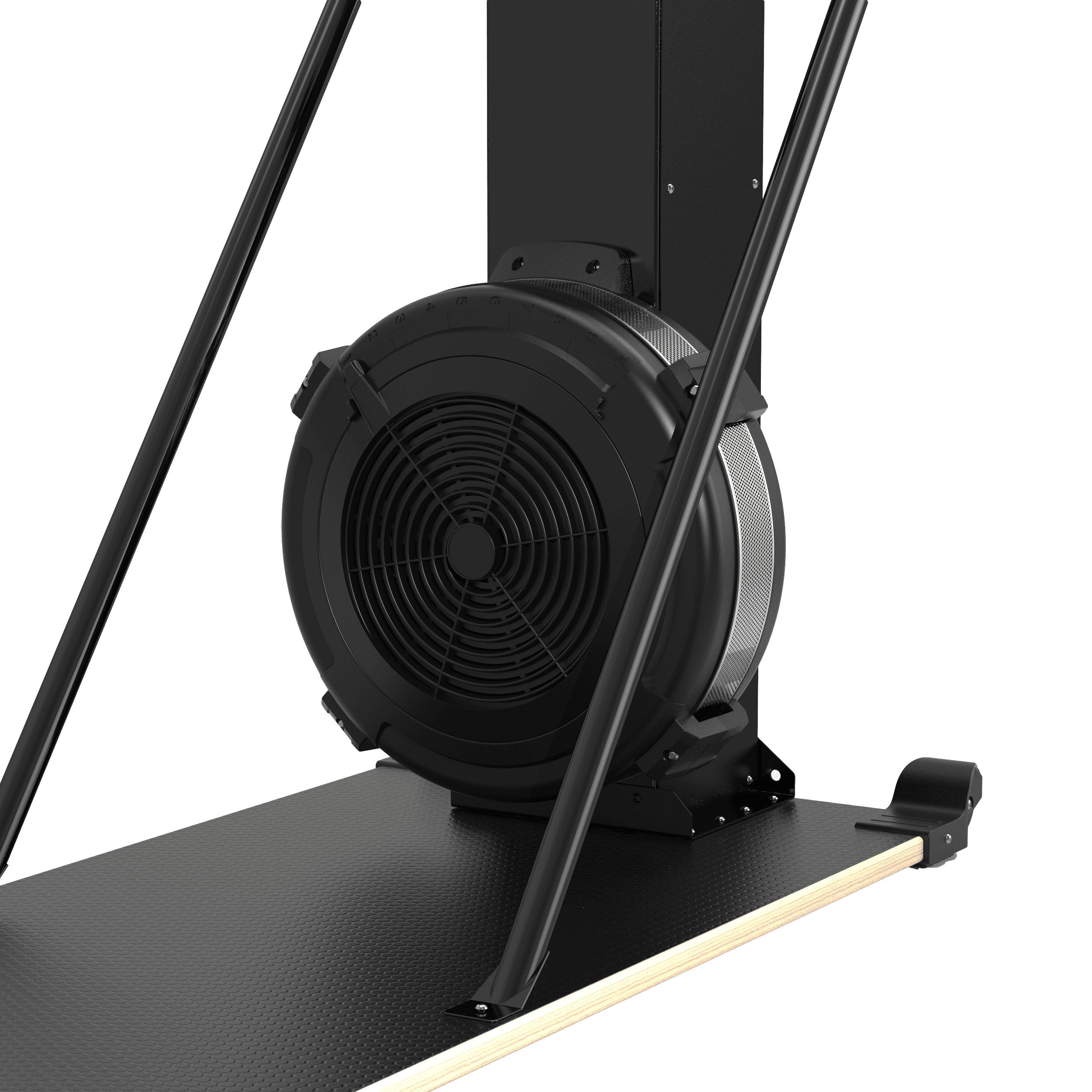 Mimicking Skiing With Adjustable and Smooth Fan Based Resistance