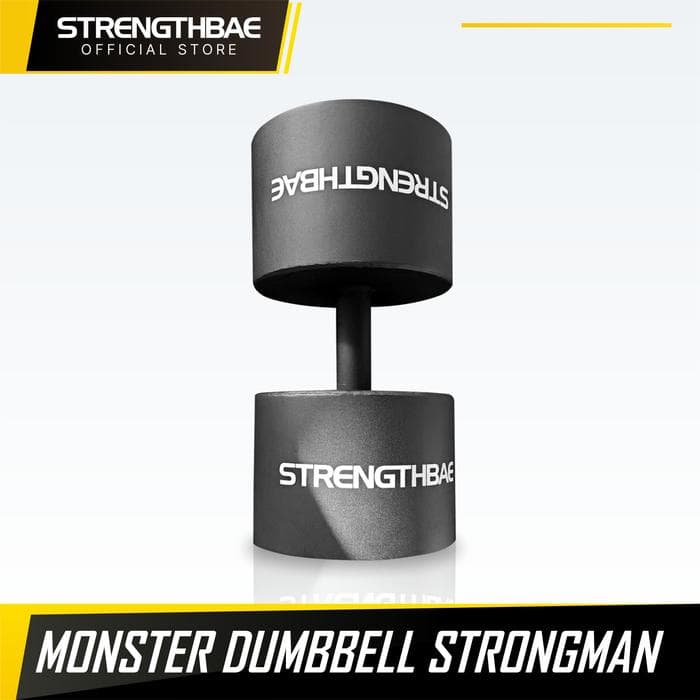 Monster Dumbbell Strengthbae – Loadable Circus Dumbbell untuk Latihan Strongman
