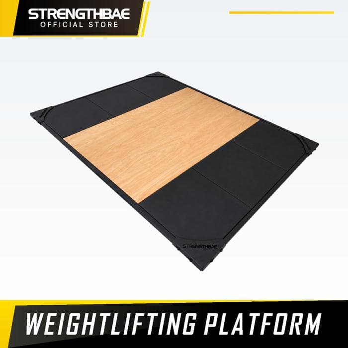 Weightlifting Platform Strengthbae – Platform Angkat Besi untuk Clean, Snatch, dan Deadlift